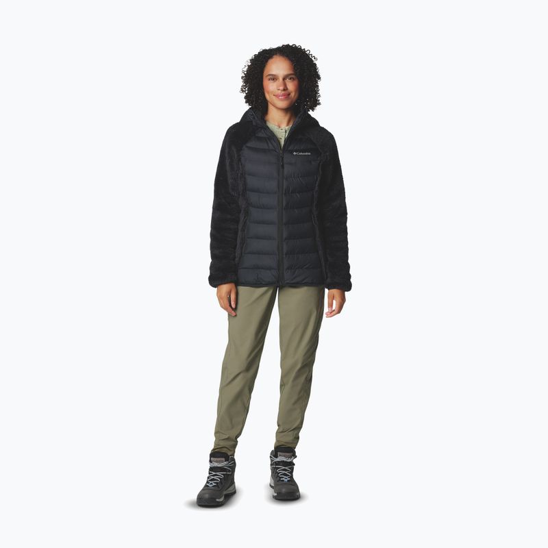 Kurtka hybrydowa damska Columbia Powder Lite II Sherpa Hybrid black 2