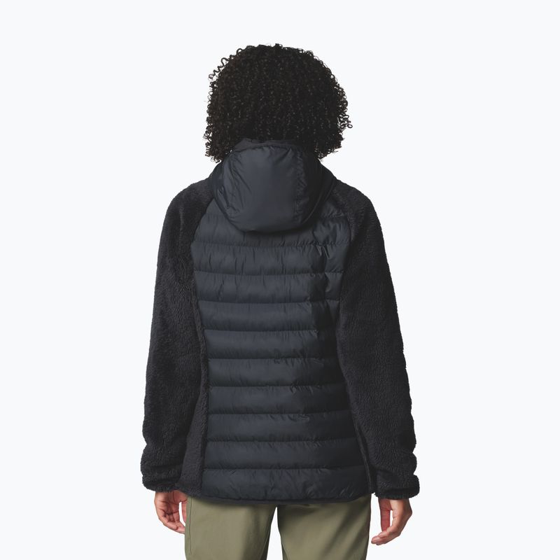 Kurtka hybrydowa damska Columbia Powder Lite II Sherpa Hybrid black 3