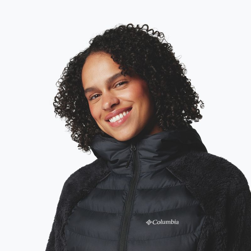 Kurtka hybrydowa damska Columbia Powder Lite II Sherpa Hybrid black 5