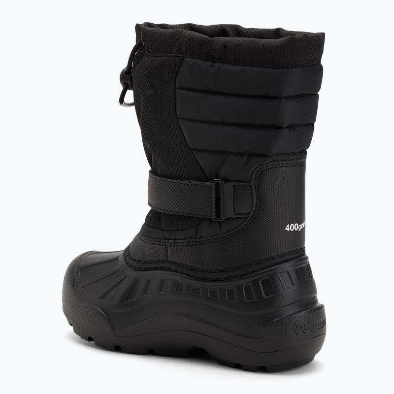 Śniegowce dziecięce Columbia Youth Powderbug Snowlite black/white 3