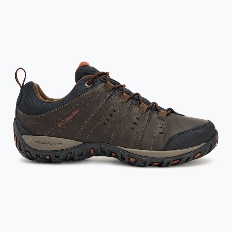 Buty turystyczne męskie Columbia Woodburn II Waterproof cordovan/ cinnamon 2