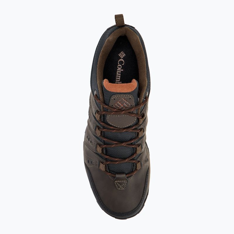 Buty turystyczne męskie Columbia Woodburn II Waterproof cordovan/ cinnamon 5