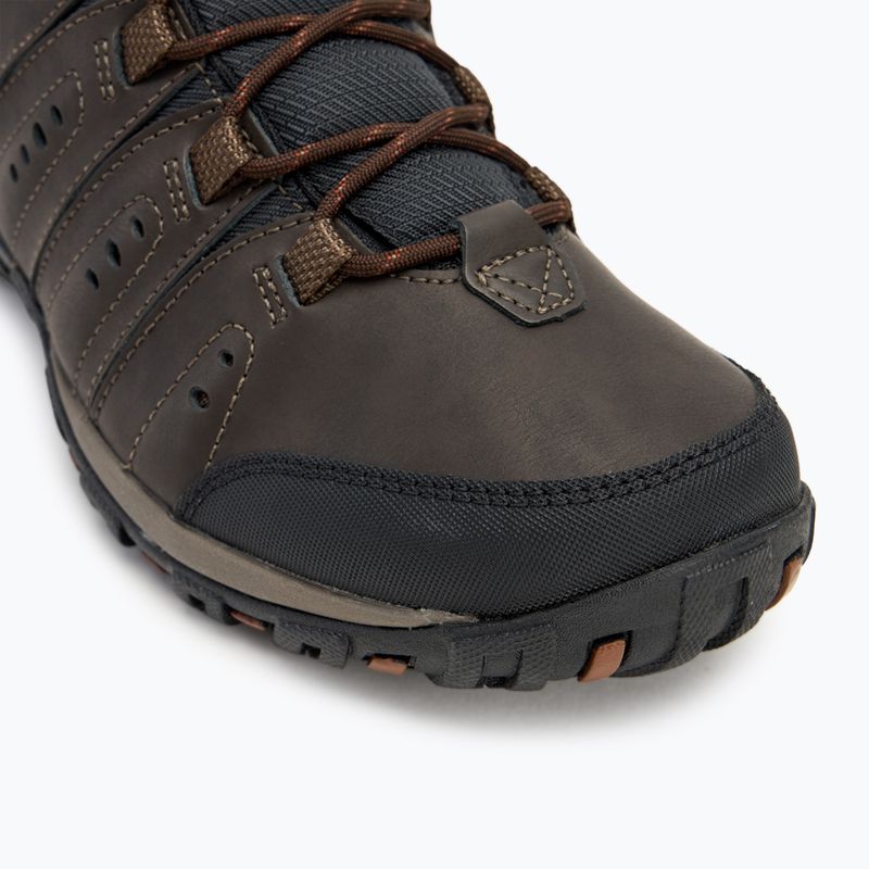Buty turystyczne męskie Columbia Woodburn II Waterproof cordovan/ cinnamon 7