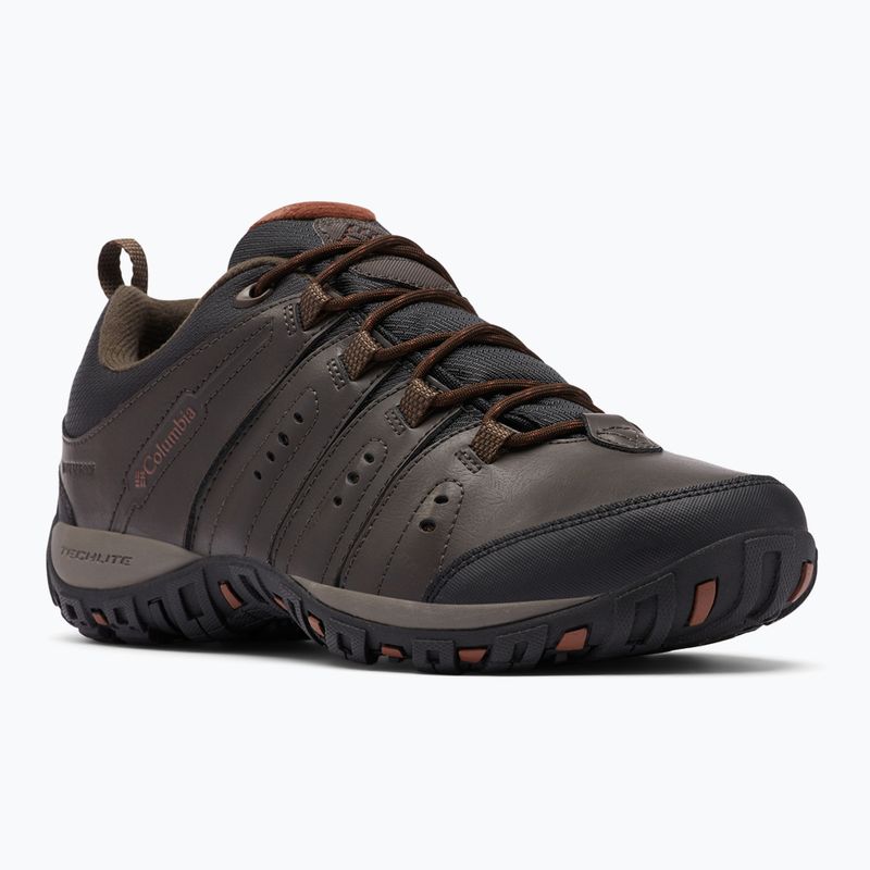 Buty turystyczne męskie Columbia Woodburn II Waterproof cordovan/ cinnamon 8