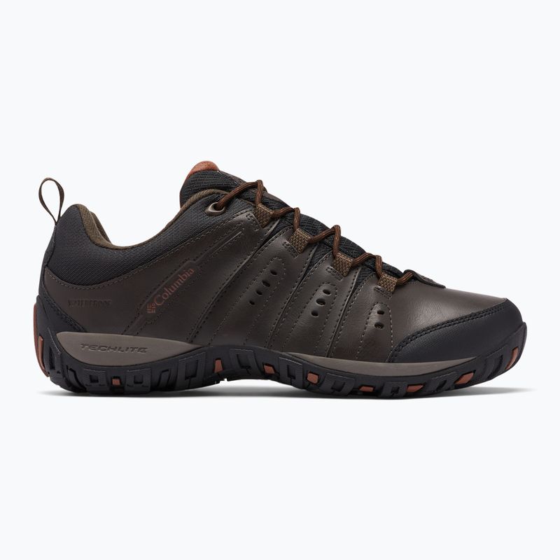 Buty turystyczne męskie Columbia Woodburn II Waterproof cordovan/ cinnamon 9