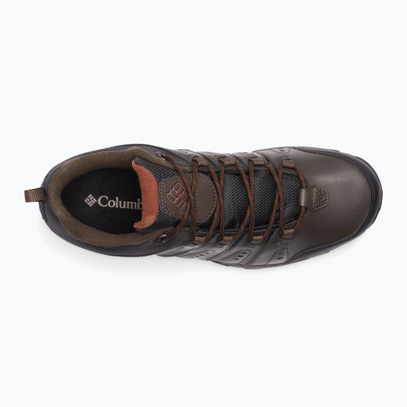 Buty turystyczne męskie Columbia Woodburn II Waterproof cordovan/ cinnamon 15