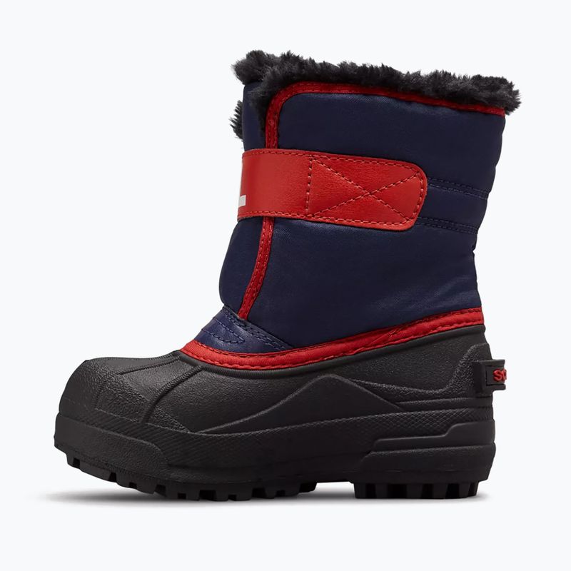 Śniegowce dziecięce Sorel Childrens Snow Commander nocturnal/sail red 10