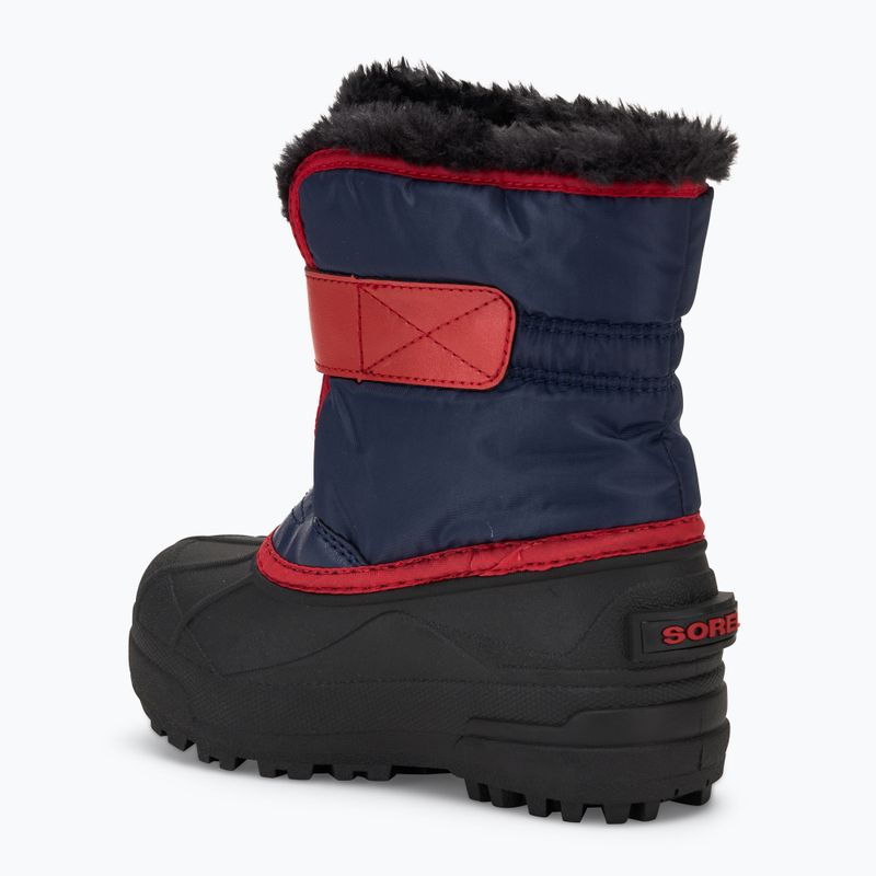 Śniegowce dziecięce Sorel Childrens Snow Commander nocturnal/sail red 3