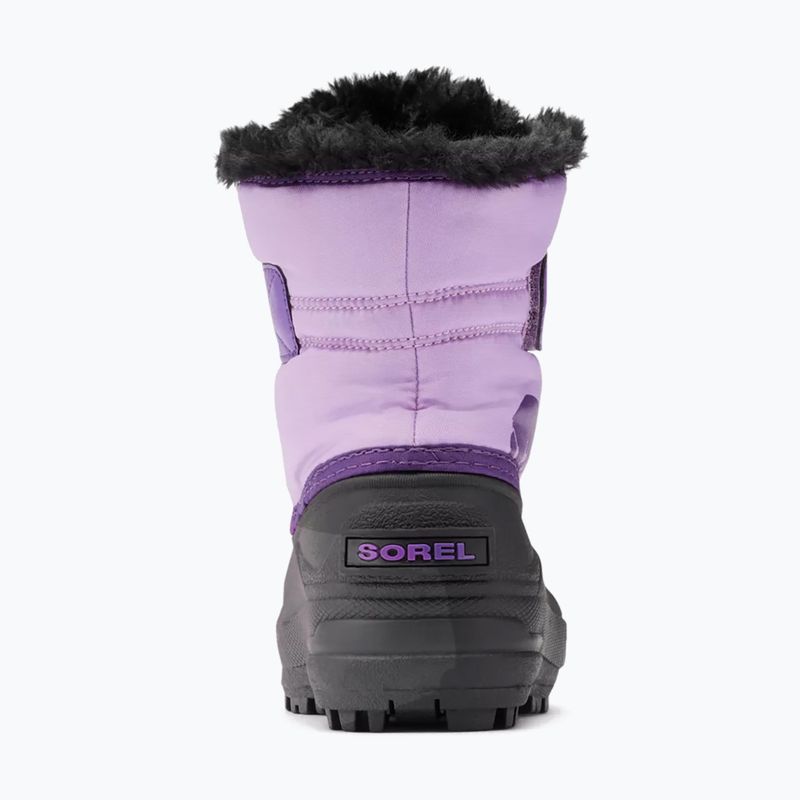 Śniegowce dziecięce Sorel Childrens Snow Commander gumdrop/purple violet 11