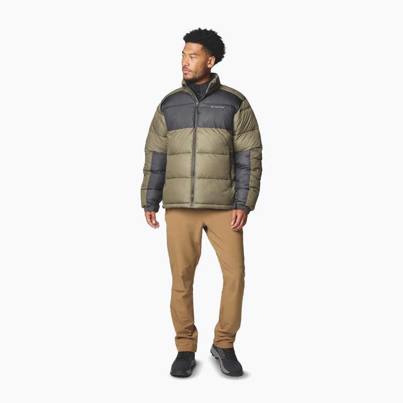 Kurtka ocieplana męska Columbia Pike Lake II stone green/shark 2