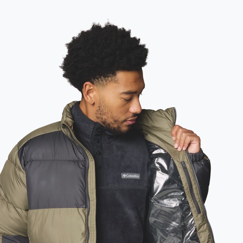 Kurtka ocieplana męska Columbia Pike Lake II stone green/shark 6