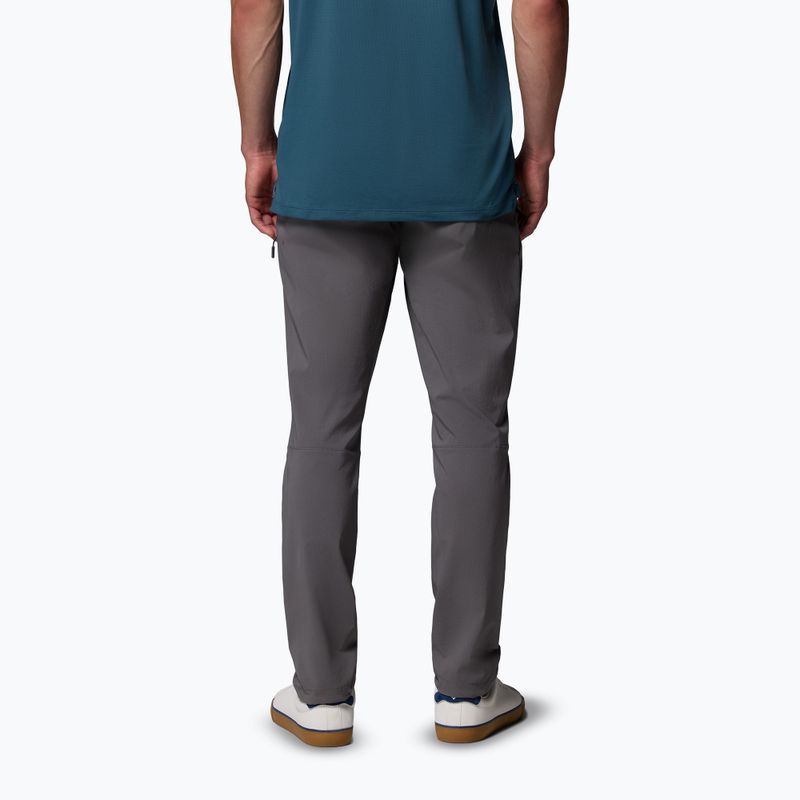 Spodnie softshell męskie Columbia Tech Softshell city grey/black 3