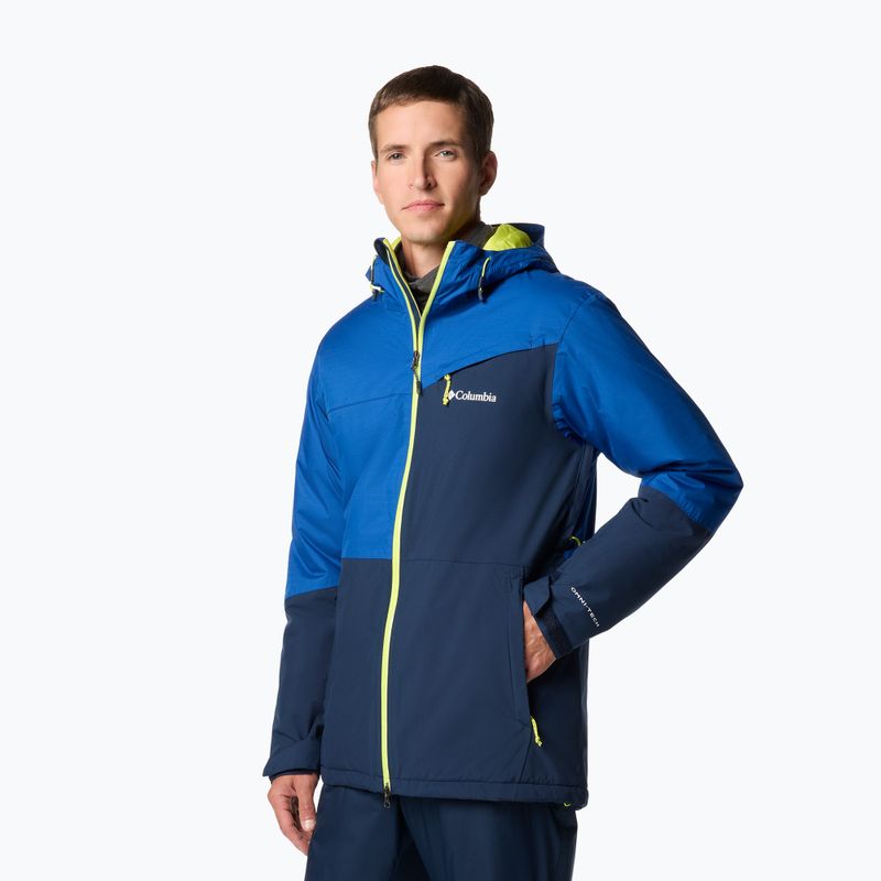 Kurtka narciarska męska Columbia Iceberg Point II collegiate navy/mountain blue 4