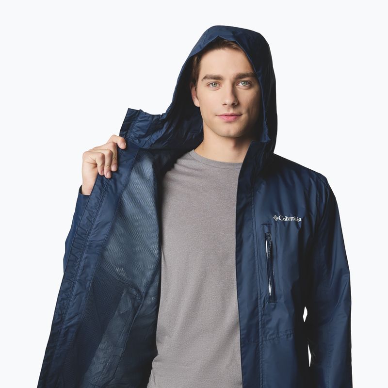 Kurtka przeciwdeszczowa męska Columbia Pouring Adventure III collegiate navy 7
