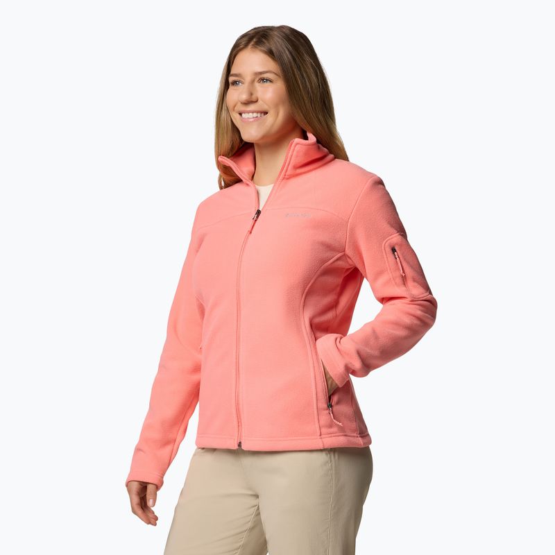 Bluza polarowa damska Columbia Fast Trek II alpenglow 3