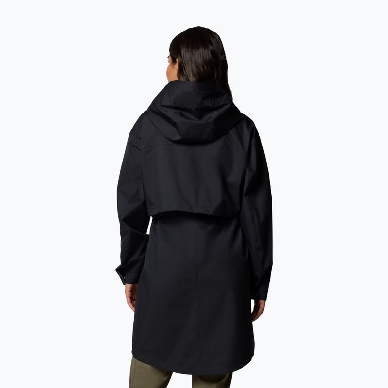 Płaszcz przeciwdeszczowy damski Columbia Weekend Adventure II Long Shell black 3