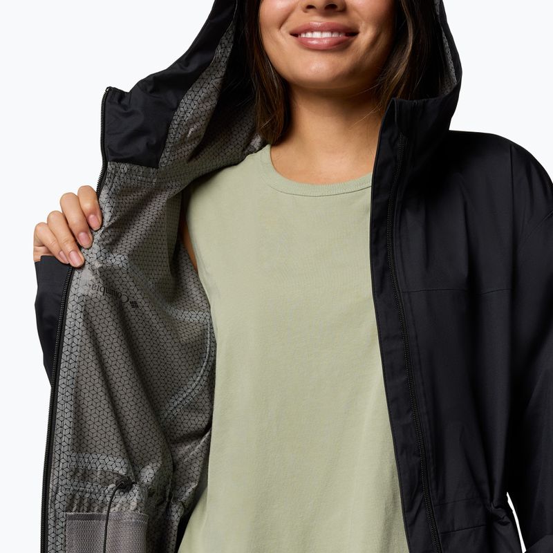 Płaszcz przeciwdeszczowy damski Columbia Weekend Adventure II Long Shell black 6