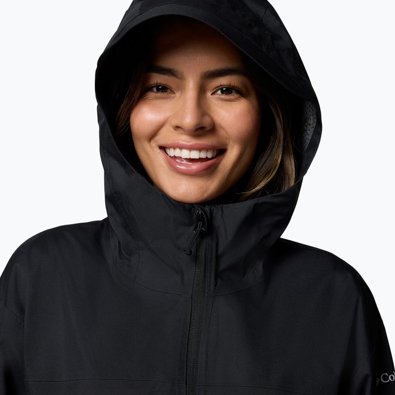 Płaszcz przeciwdeszczowy damski Columbia Weekend Adventure II Long Shell black 7