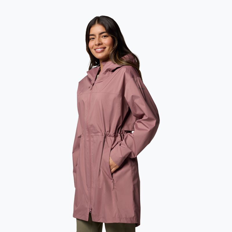 Płaszcz przeciwdeszczowy damski Columbia Weekend Adventure II Long Shell fig 4