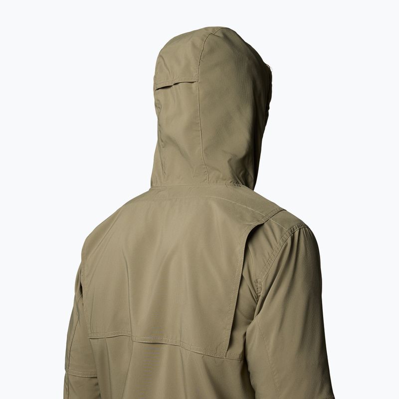Bluza trekkingowa męska Columbia Skien Valley Hooded stone green 7