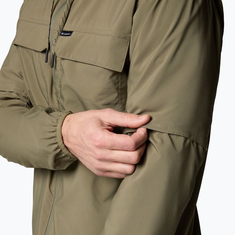 Bluza trekkingowa męska Columbia Skien Valley Hooded stone green 8