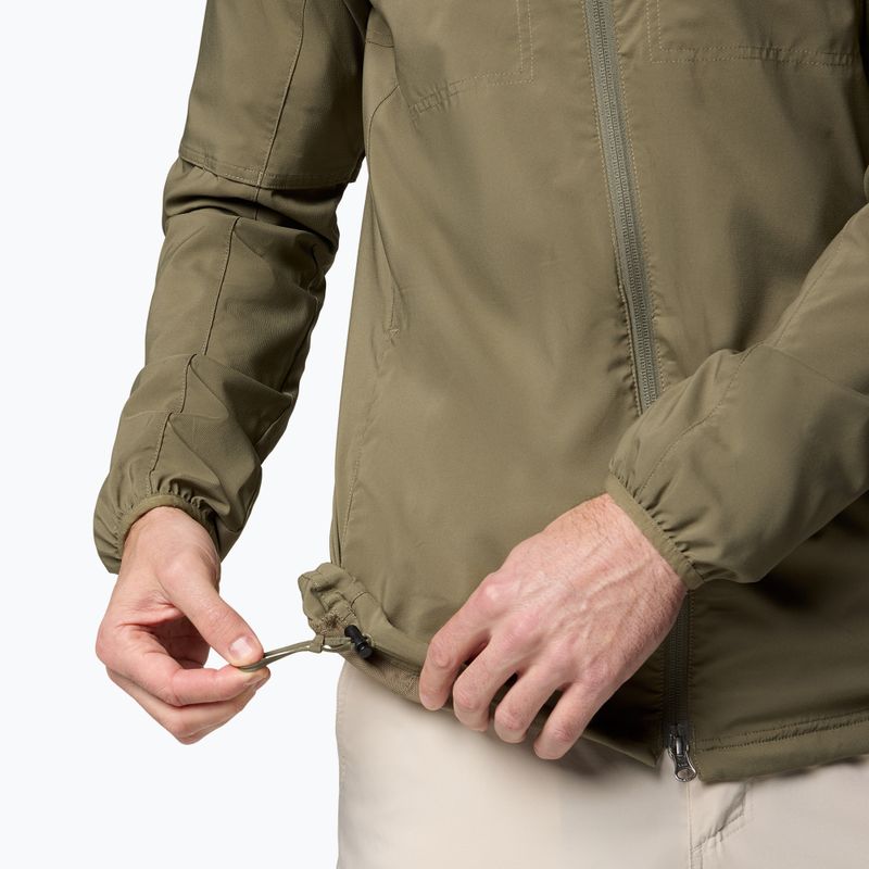 Bluza trekkingowa męska Columbia Skien Valley Hooded stone green 9