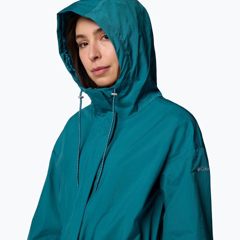 Płaszcz przeciwdeszczowy damski Columbia Splash Side II parka river blue/crinkle 5