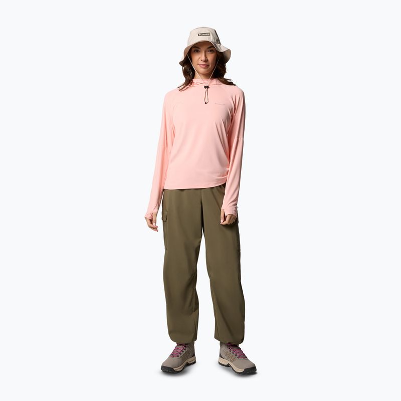 Bluza damska Columbia Skien Valley Hoodie pink sand 2