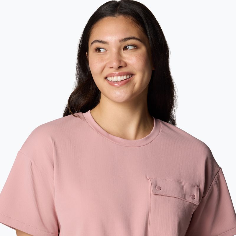 Koszulka damska Columbia Granite Point Knit eraser pink 5