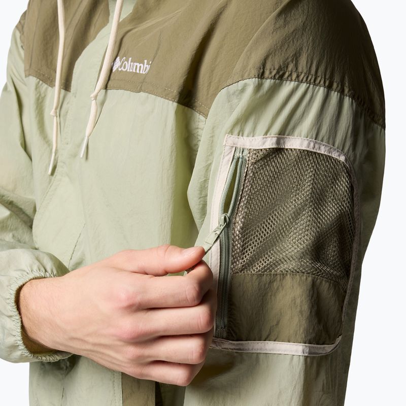 Kurtka przeciwwiatrowa męska Columbia Challenger II Windbreaker safari/stone green 7