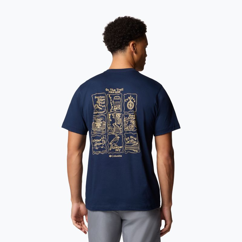 Koszulka męska Columbia Kettle River Back Graphic Tee collegiate navy 2