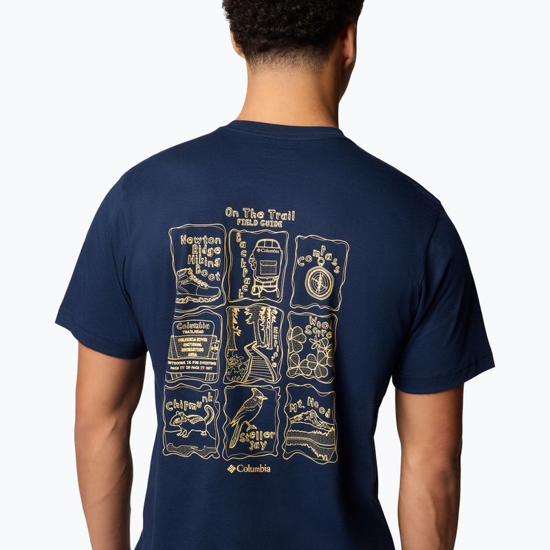Koszulka męska Columbia Kettle River Back Graphic Tee collegiate navy 5