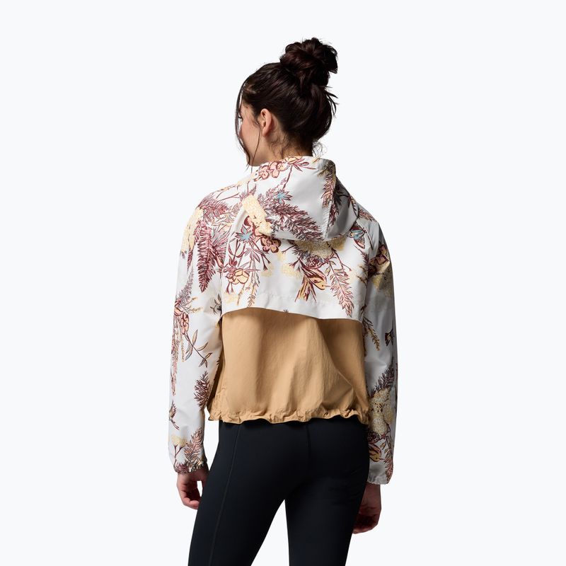 Kurtka przeciwwiatrowa damska Columbia Spire Valley Printed Windbreaker sea salt outbac 3