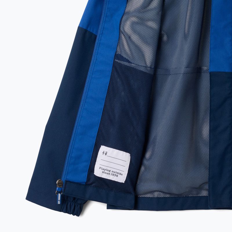 Kurtka przeciwdeszczowa dziecięca Columbia Watertight II Jacket mountain blue/collegiate navy 3