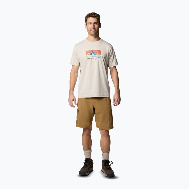 Koszulka męska Columbia Ice Lake II SS Tee dark stone/peak direction 2