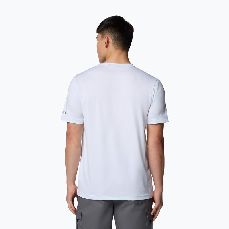 Koszulka męska Columbia Ice Lake II SS Tee white/peak direction 2