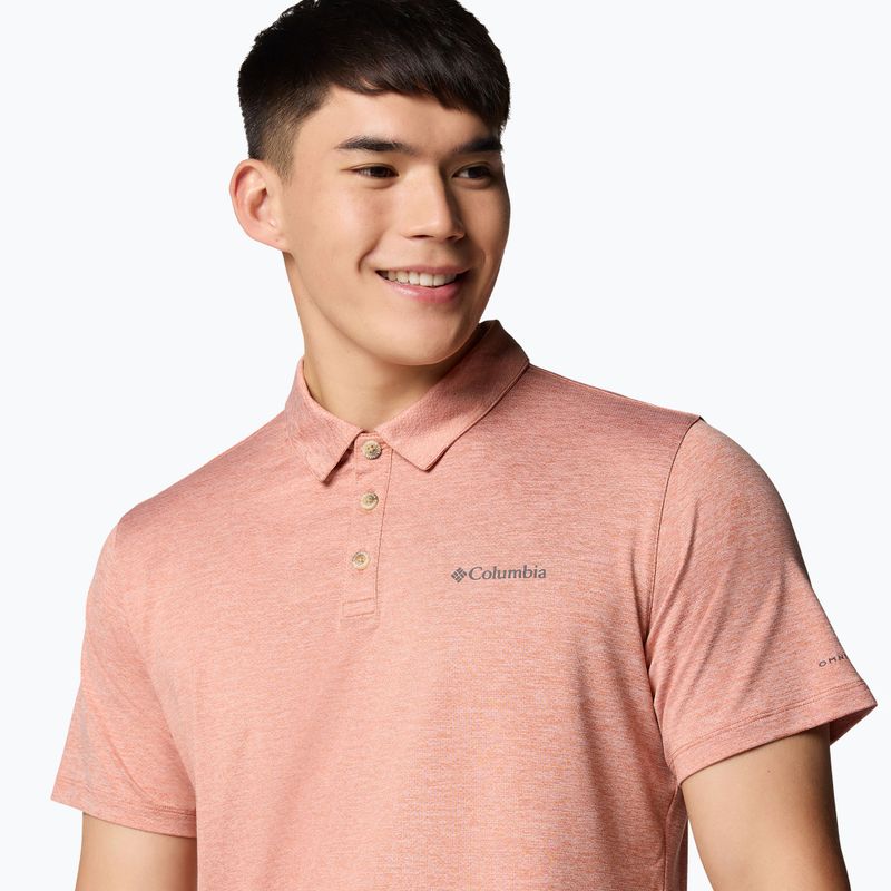 Koszulka męska Columbia Tech Trail Utility Polo tuscan heather 5