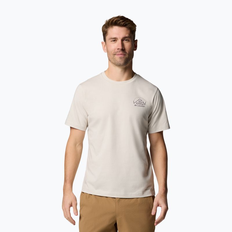 Koszulka męska Columbia Tunnel Valley Graphic Tee dark stone/naturally inclined
