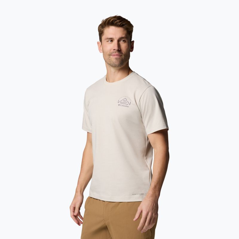 Koszulka męska Columbia Tunnel Valley Graphic Tee dark stone/naturally inclined 4