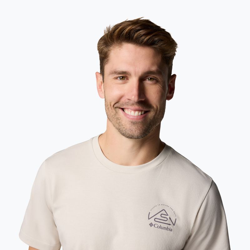 Koszulka męska Columbia Tunnel Valley Graphic Tee dark stone/naturally inclined 5