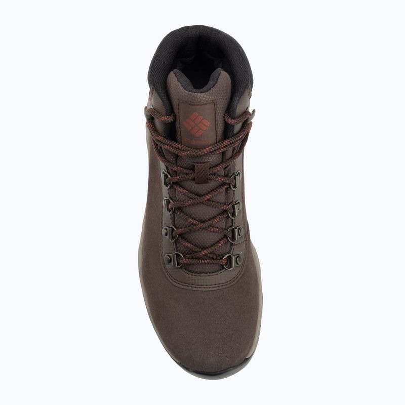 Buty turystyczne męskie Columbia Newton Wander cordovan/spice 5