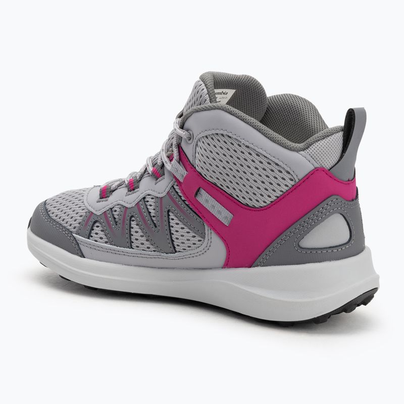 Buty turystyczne dziecięce Columbia Youth Peakfreak Rush Mid Waterproof ti grey steel/teal 3