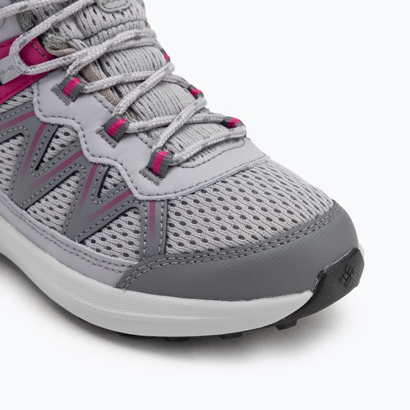 Buty turystyczne dziecięce Columbia Youth Peakfreak Rush Mid Waterproof ti grey steel/teal 7