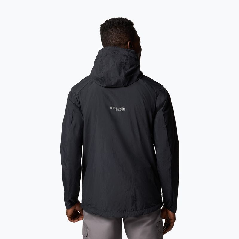 Kurtka przeciwwiatrowa męska Columbia Loop Trail II Windbreaker black 3