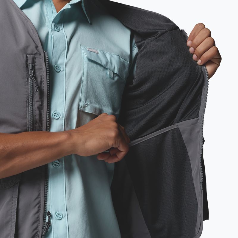 Bezrękawnik trekkingowy męski Columbia Silver Ridge Utility city grey 10