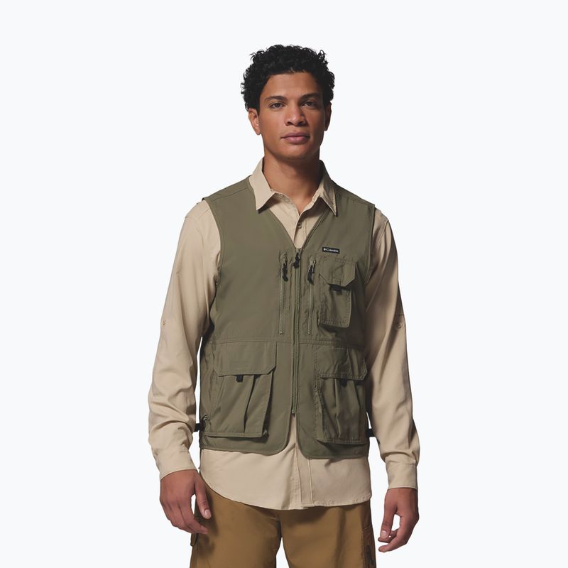 Bezrękawnik trekkingowy męski Columbia Silver Ridge Utility stone green 4