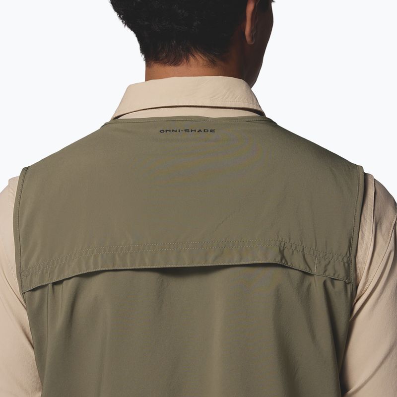 Bezrękawnik trekkingowy męski Columbia Silver Ridge Utility stone green 7