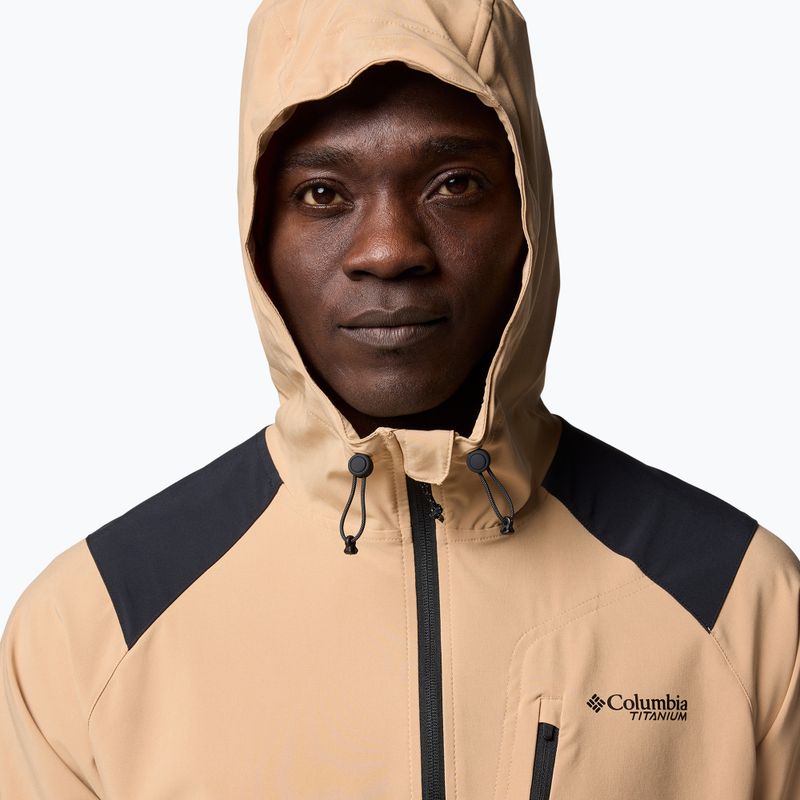 Kurtka softshell męska Columbia Triple Canyon Hooded canone/black 5