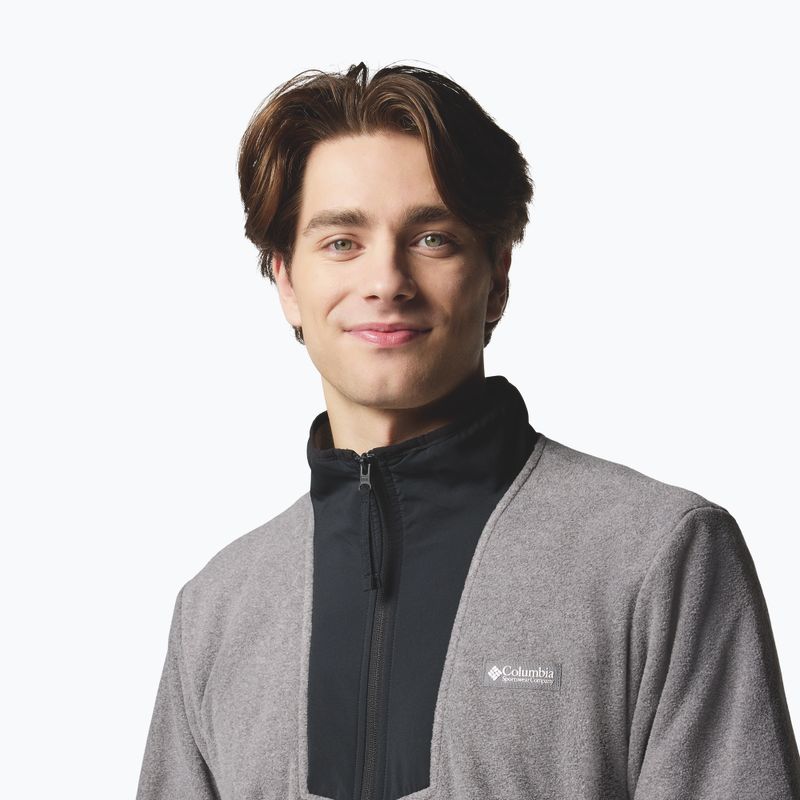 Bluza męska Columbia Sequoia Grove FZ Fleece city grey heather/black 5