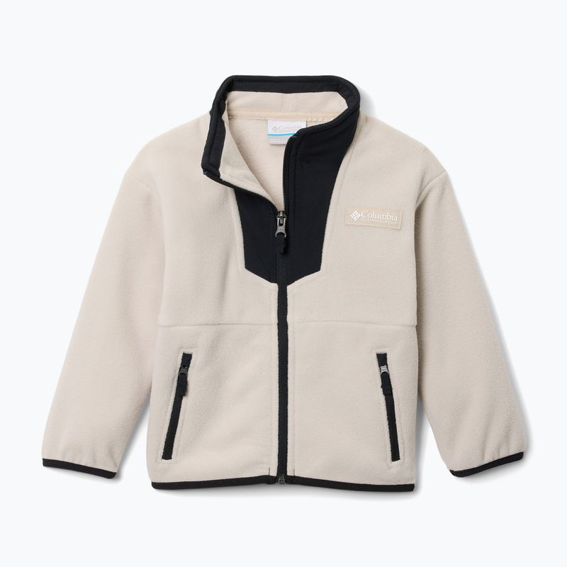 Bluza polarowa dziecięca Columbia Sequoia Grove Full Zip Fleece dark stone/black